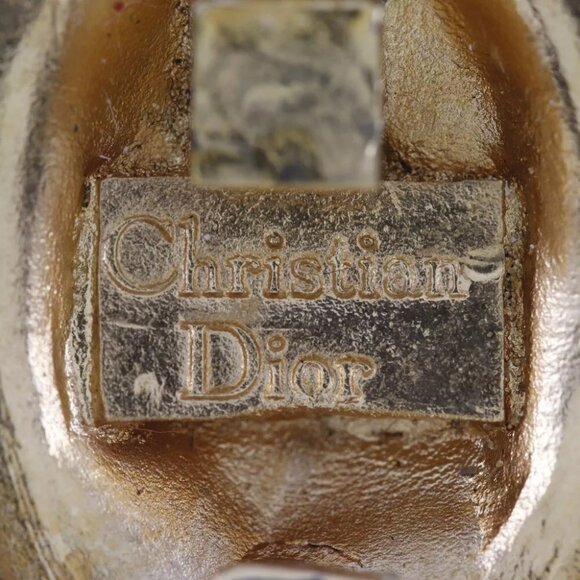 Dior Earring vintage Plated Gold 19.4g Women